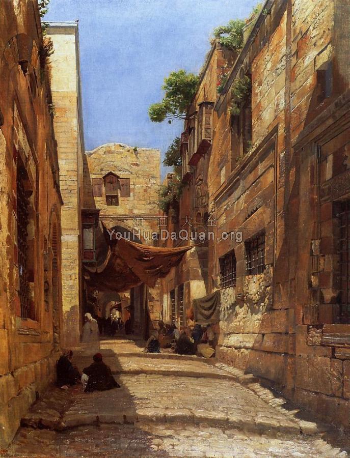 David Street in Jerusalem - 古斯塔夫·鲍恩芬德